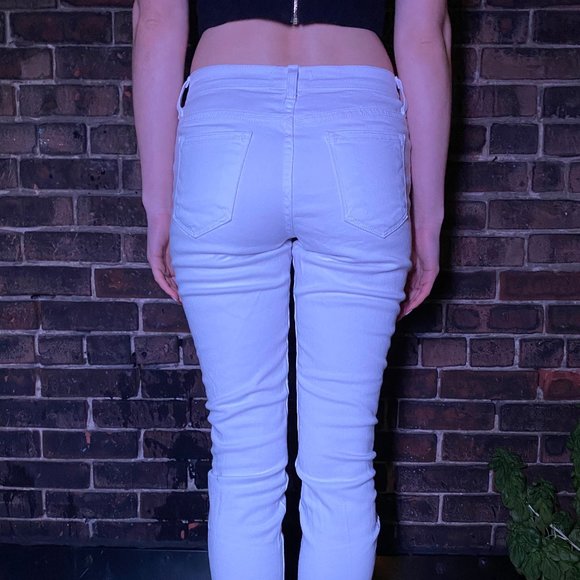 Judy Blue + Rags to Riches White Destroyed Jeans - Picture 3 of 6